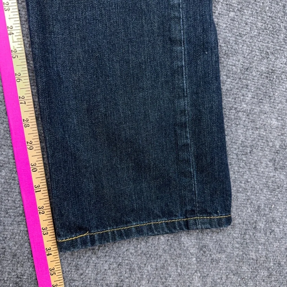Levi's 559 Relaxed Straight Jeans Mens 32x34 Dark Indigo Tumbled Rigid Denim